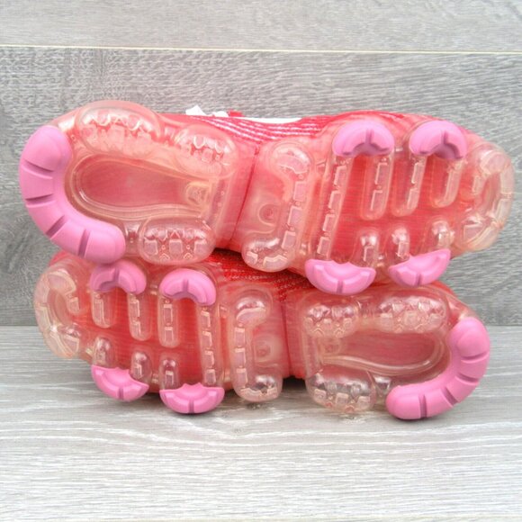 Nike Air Vapormax Flyknit 3 Track Red White Pink Women's Size 7 Shoes NEW - Picture 11 of 13